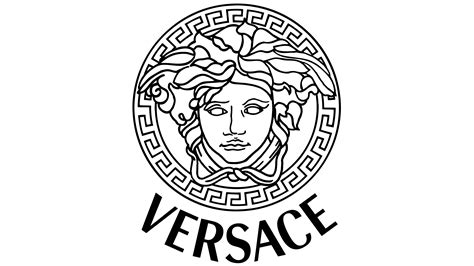 what is versace symbol|Versace logo black and white.